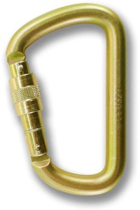 Offset Carabiner - Steel Screw Gate 50kN - NZ Survivor