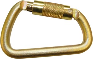 Offset Carabiner - Steel Triple Locking 50kN - NZ Survivor