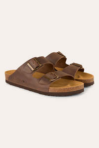 All Rider: Ringers Western Ashford Leather Cork Sandal