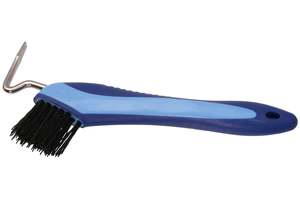 Blue Tag Soft Grip Hoof Pick & Brush