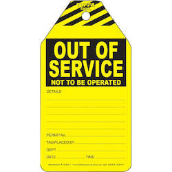 Out of Service Tags - Pack of 20