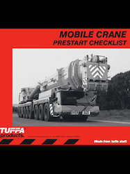 Mobile Crane Prestart Checklist Book