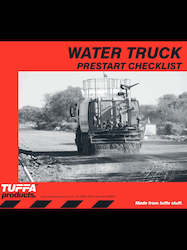 Water Truck Prestart Checklist Books