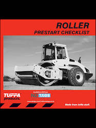 Roller Prestart Checklist Books