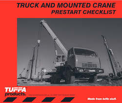 Truck & Mounted Crane Prestart Checklist Books