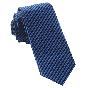 Products: Blue & Black Thin Stripes Mens Tie