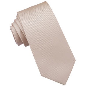 Products: Beige Tan Ribbed 6cm Mens Slim Tie