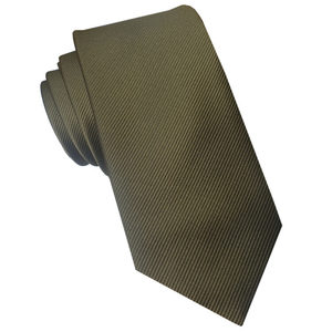 Products: Dark Olive Ribbed 6cm Mens Slim Tie
