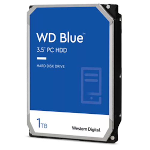 Hardware: WD Blue 1TB SATA 3.5" 7200RPM 64MB HDD 2Yr Wty