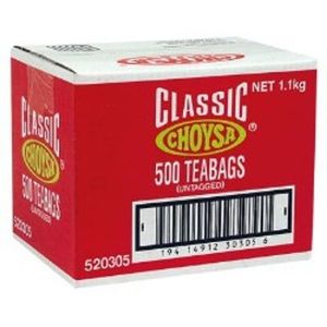 Cafeteria: Choysa Teabags X 500