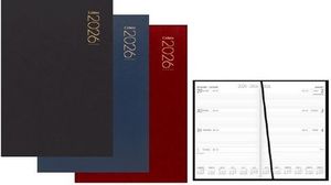 2026 Diaries: 354120041 - 2026 Collins A43 Diary Week To View, Red - 438047