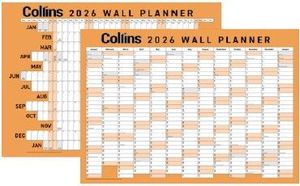 2026 Diaries: 2026 Collins A3 Wall Planner, Unlaminated - 438176