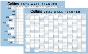 2026 Diaries: 2026 Collins Large Wall Planner 700x990, Unlaminated - 438174