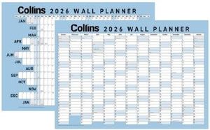 2026 Diaries: 45324 - 2026 Collins Large Wall Planner 700 X 990 Laminated - 438177