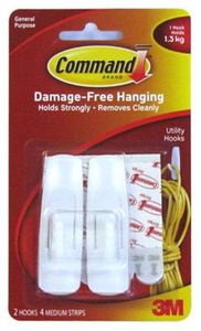 Stationery: Command Hooks Medium 2pk