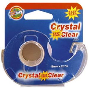 Stationery: CRYSTAL CLEAR TAPE 18mm X 12m