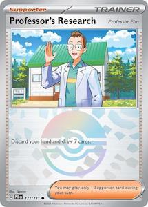 Professor's Research (123/131) [Professor Elm] (Poke Ball Pattern) [Scarlet&hellip;