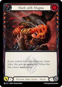 Mark with Magma (Red) [CIN016] (The Hunted Cindra Blitz Deck)