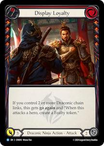 Display Loyalty (Red) [CIN010] (The Hunted Cindra Blitz Deck)