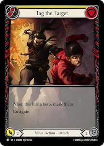 Tag the Target (Yellow) (Extended Art) [CIN022] (The Hunted Cindra Blitz Deck)