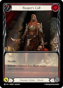 Reaper's Call (Red) (Extended Art) [WOD011] (The Hunted Arakni, Web of Dece&hellip;