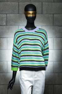 Knitwear: Z & P Chunky Stripe Jumper 