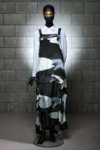 Valen Dress Glacier Print 6015
