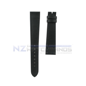 Products: Omega 18mm black calf leather strap with buckle - NZ Watchbands