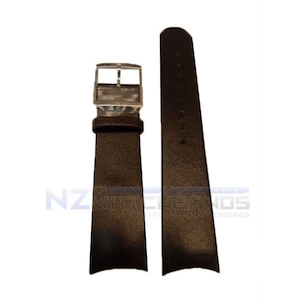 Products: CK Bold Round Chronograph brown 22mm leather strap - NZ Watchbands