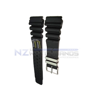 Citizen Promaster Aqualand 24mm black rubber strap - NZ Watchbands