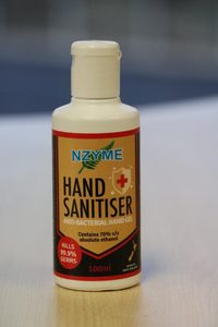 Products: NZYME Hand Sanitiser with fragrance 100 ml - NZYME