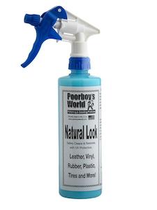 Bazowa Home Interior Car Care Leather Fabric Seat: Poorboy's World Natural Look