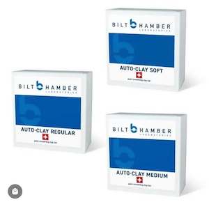 Bazowa Home Exterior Car Care Clay Towel Sponge Bar: Clay Bars Kit 600 gr Soft - Medium - Regular Bilt-Hamber