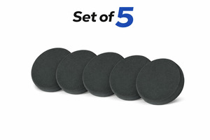 Finish Soft Polishing Pad Open Cell Foam 150 x 30 mm Set of 5