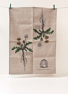 100% Linen Tea Towel Oamaru Apothecary