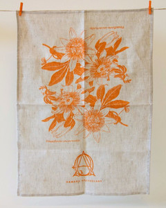 100% Linen Tea Towel Oamaru Apothecary