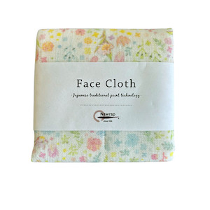 Nawrap Muslin Face Cloth Flower Garden Oamaru Apothecary