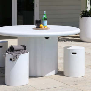 PATRAS ROUND CONCRETE TABLE