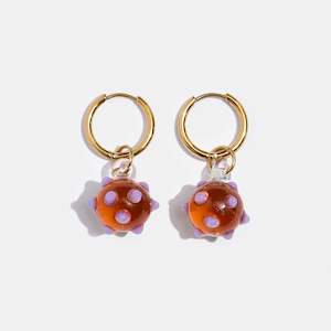 All: Amber Globe Earrings - Fazeek