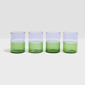 Fazeek - set of 4 Two Tone Glasses