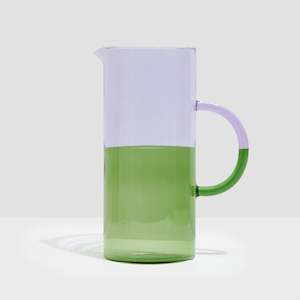 Glassware: Fazeek - Two Tone Glass Jug/Pitcher