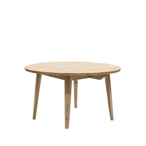 Dining: Vassa Round Oak Dining Table