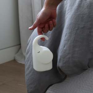Kids: DESIGNSTUFF – Elephant Night Lamp, White