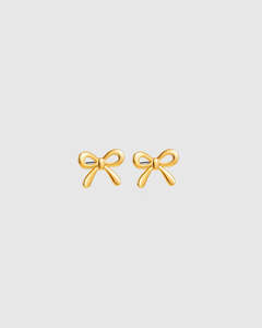 All: Mini Bow Earrings Gold – Castel & Co.