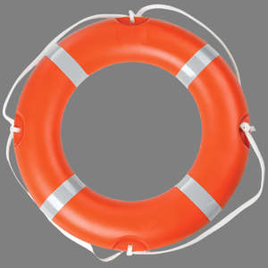 Safety: Lifering - 2.5 kg, 30" MED/SOLAS approved Perrybuoy