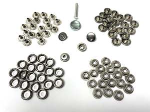 Canopy domes set with tool