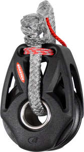 Blocks: Ronstan Series 40 Orbit - RF48109+ - Single block, becket hub, with soft shackle