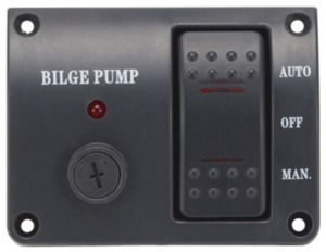 Electrical: Bilge Pump Switch Auto Manual 12V
