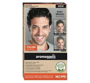 Aromaganic Hair Dye 3.0N Men’s Dark Brown – Natural