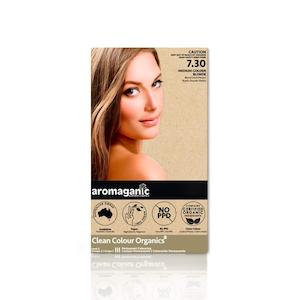 Aromaganic: Aromaganic Hair Dye 7.30 Medium Golden Blonde